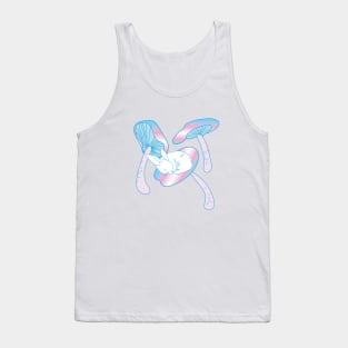 Transgender bunny mushroom Tank Top